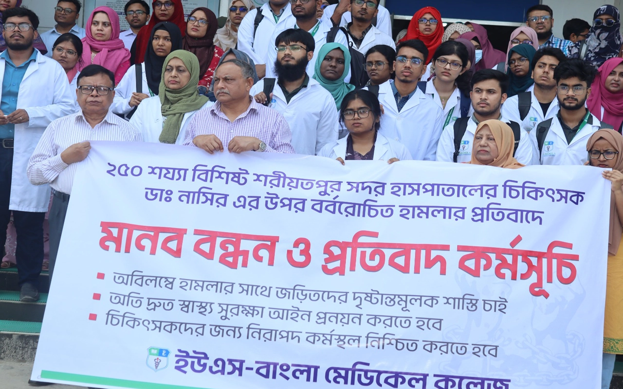 Doctor Protest for Dr Nasir