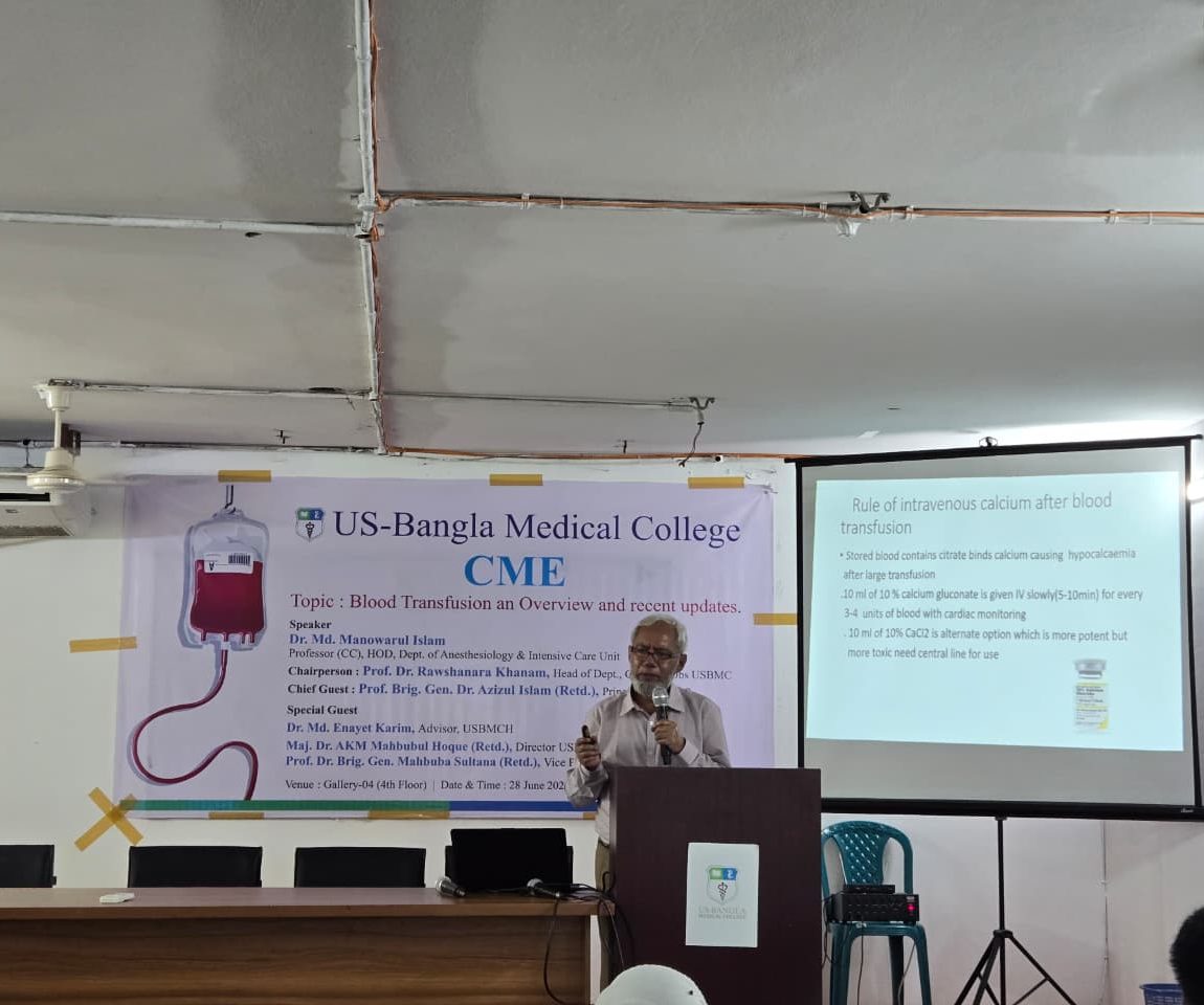 Blood Transfusion an Overview and recent updates