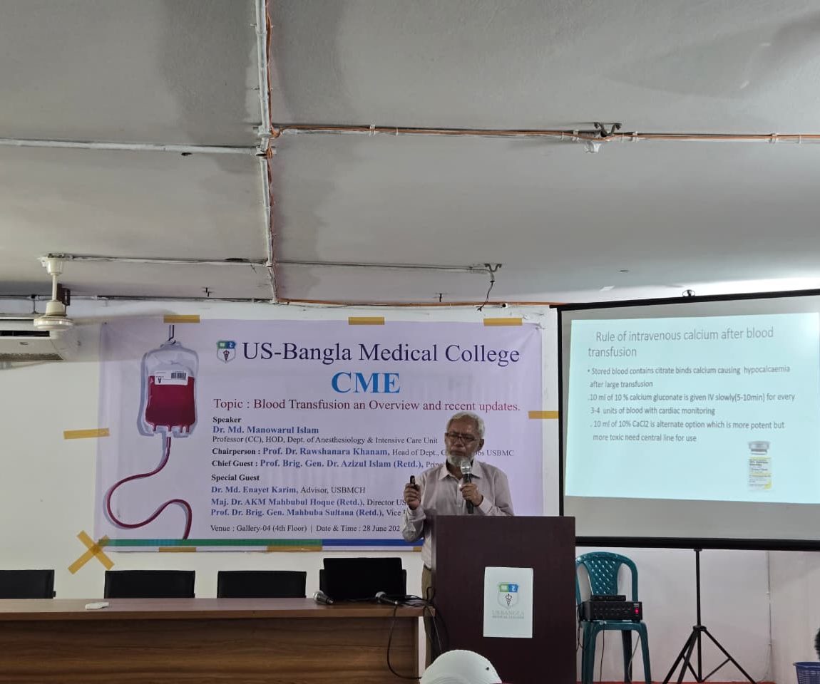 Blood Transfusion an Overview and recent updates